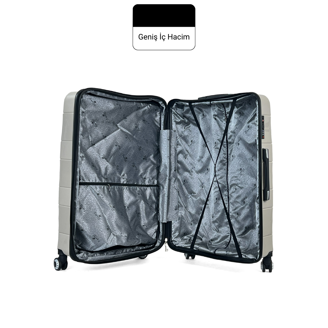 Lucas Körüklü Polipropilen Kırılmaz Valiz, Kabin Boy