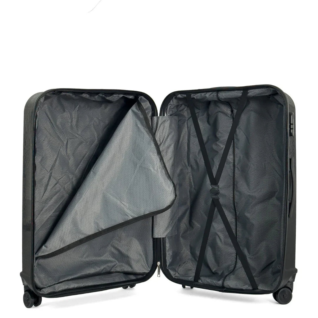 Konjabags bags - Lora PP (Polipropilen) Kırılmaz Valiz, 3'lü Set