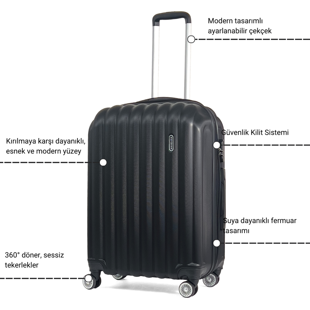 Gusto ABS Körüklü Valiz, Kabin Boy