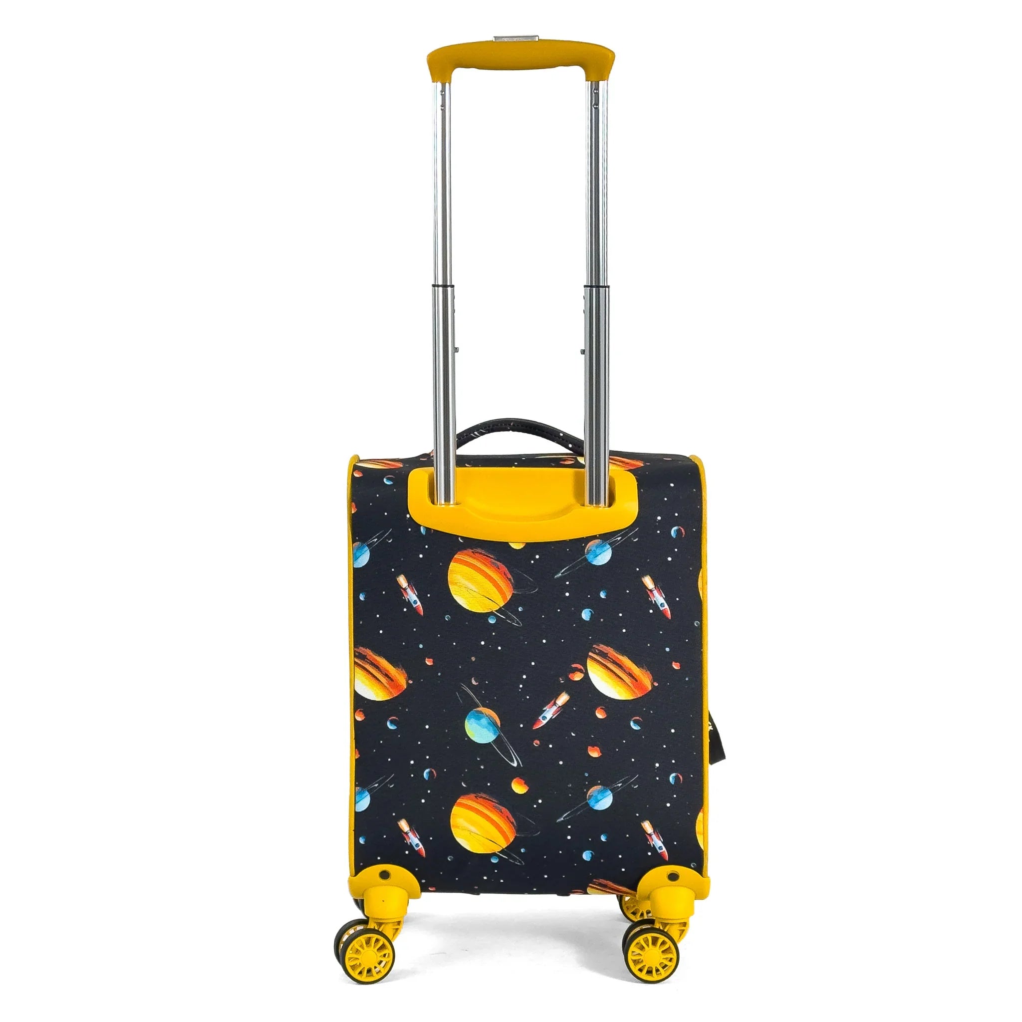 Konjabags bags - Astronot Desenli 4 Tekerlekli Çocuk Valizi, Eğlenceli Seyahat Arkadaşı
