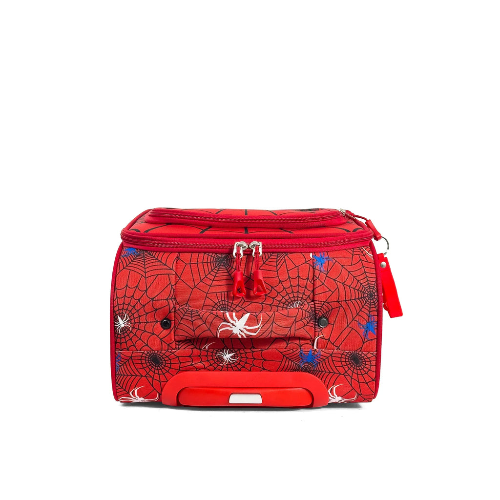Konjabags bags - Örümcek Desenli 4 Tekerlekli Çocuk Valizi, Eğlenceli Seyahat Arkadaşı