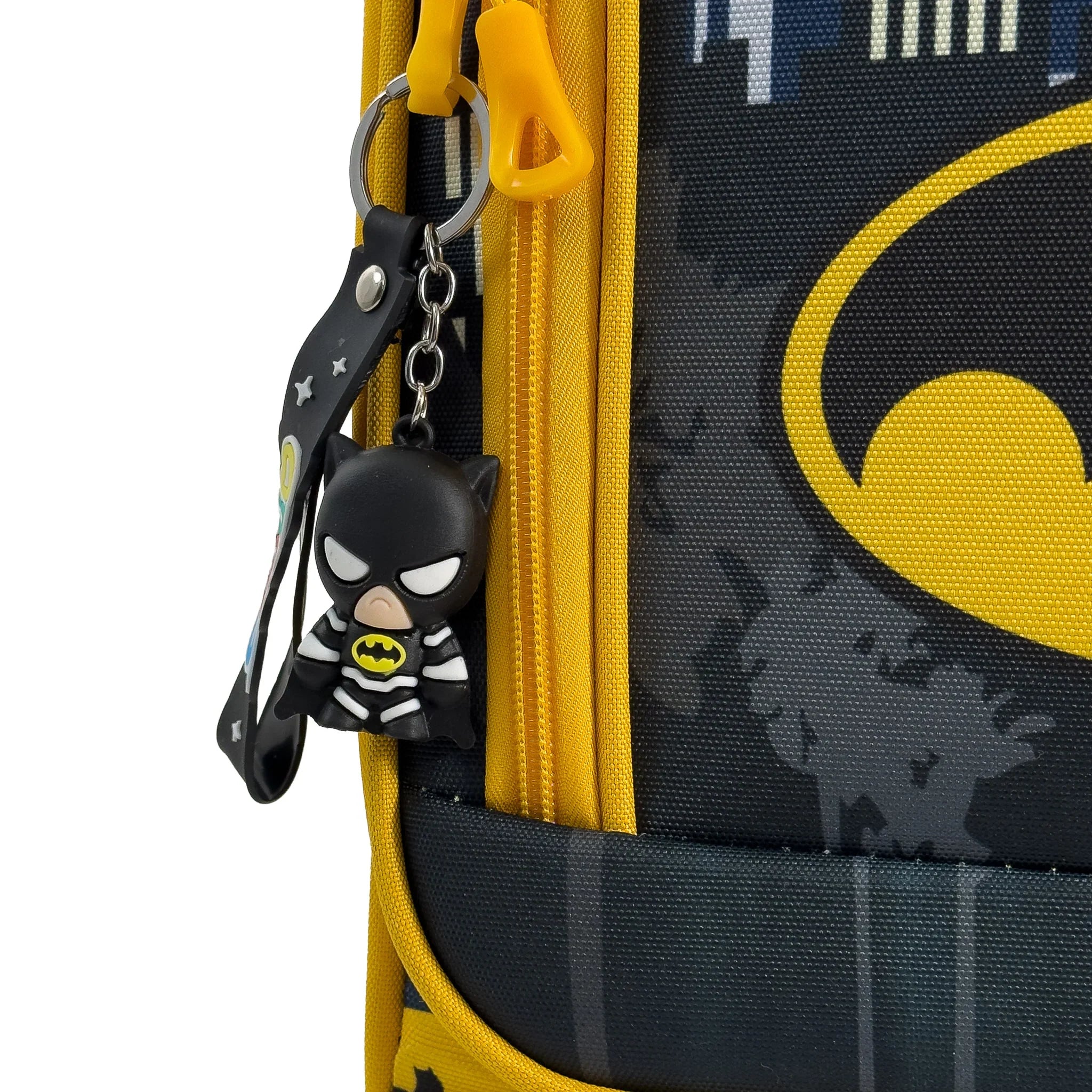 Konjabags bags - Yarasa Desenli 4 Tekerlekli Çocuk Valizi, Eğlenceli Seyahat Arkadaşı