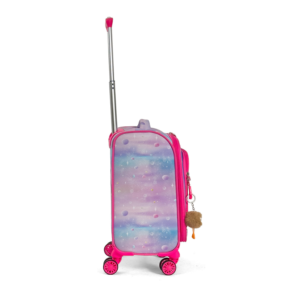 Konjabags bags - Dondurma Desenli 4 Tekerlekli Çocuk Valizi, Eğlenceli Seyahat Arkadaşı