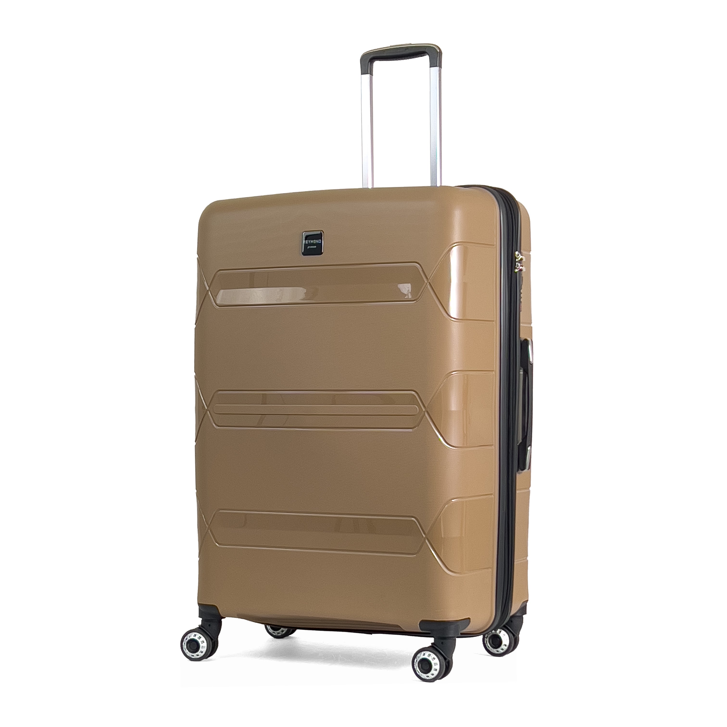 Lucas Körüklü Polipropilen Kırılmaz Valiz, Büyük Boy