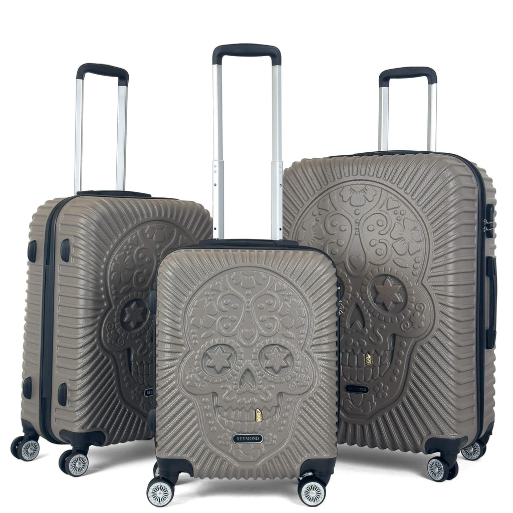 Konjabags bags - Reymond Kurukafa Desen ABS Valiz - 3'lü Set