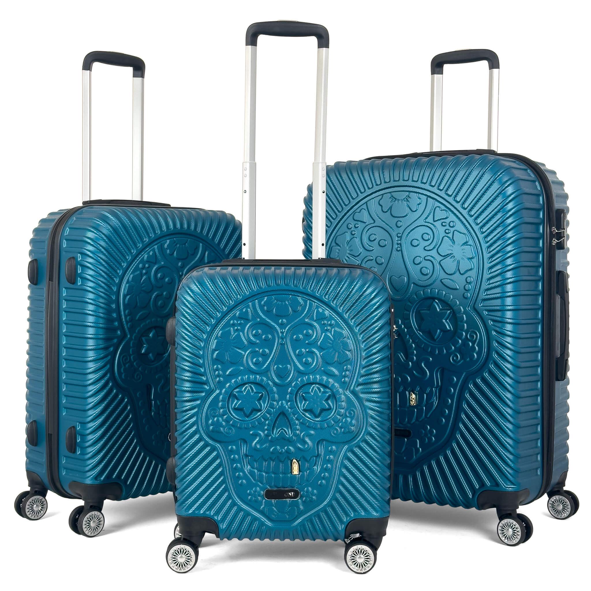 Konjabags bags - Reymond Kurukafa Desen ABS Valiz - 3'lü Set