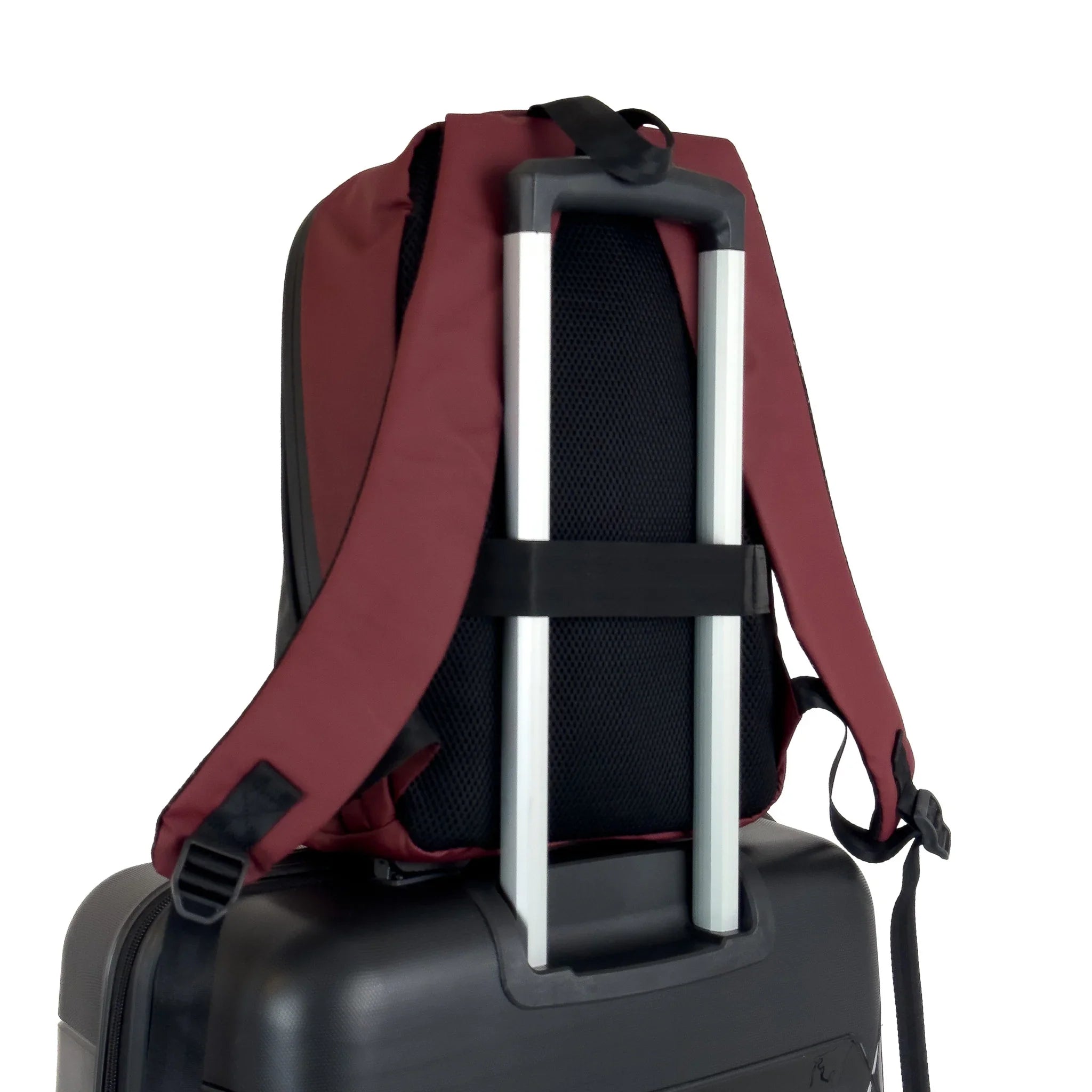 Konjabags bags - Reymond 1941 Rivera Tek Gözlü Laptop Bölmeli Sırt Çantası, Kırmızı