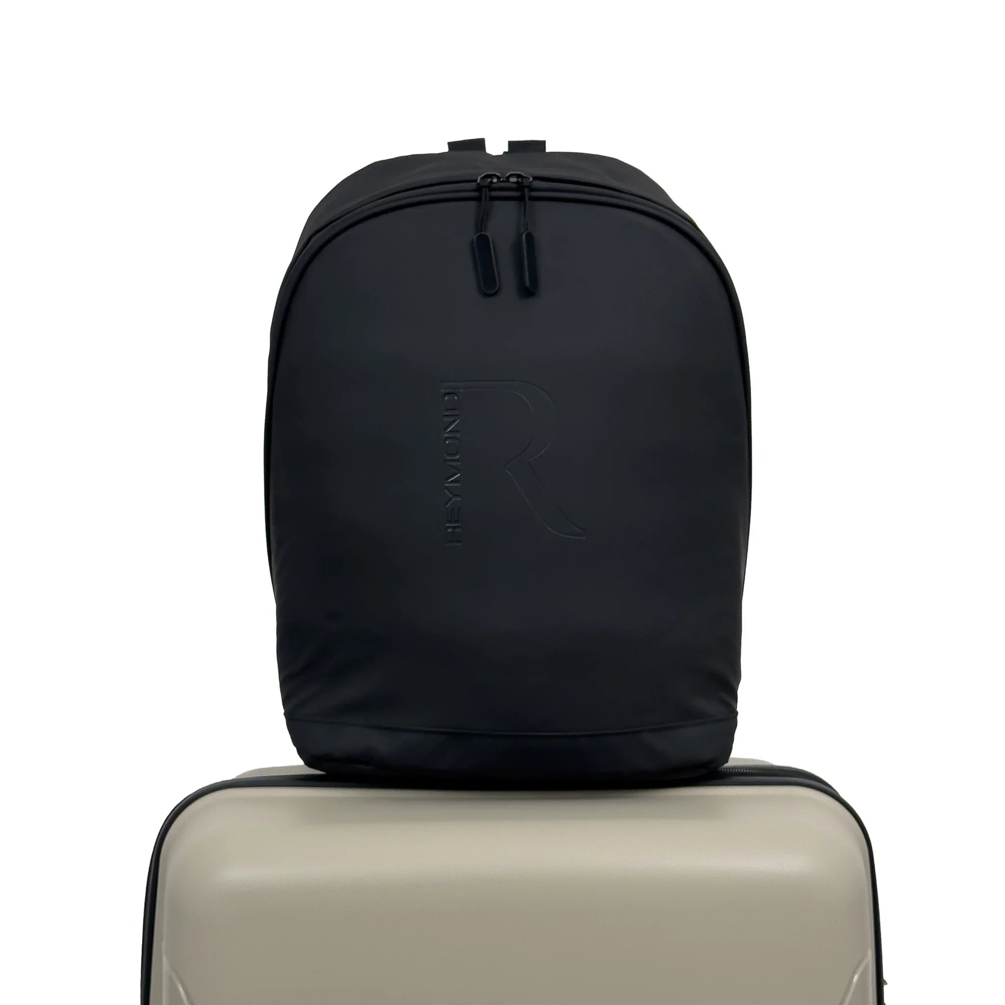 Konjabags bags - Reymond 1941 Rivera Tek Gözlü Laptop Bölmeli Sırt Çantası, Siyah