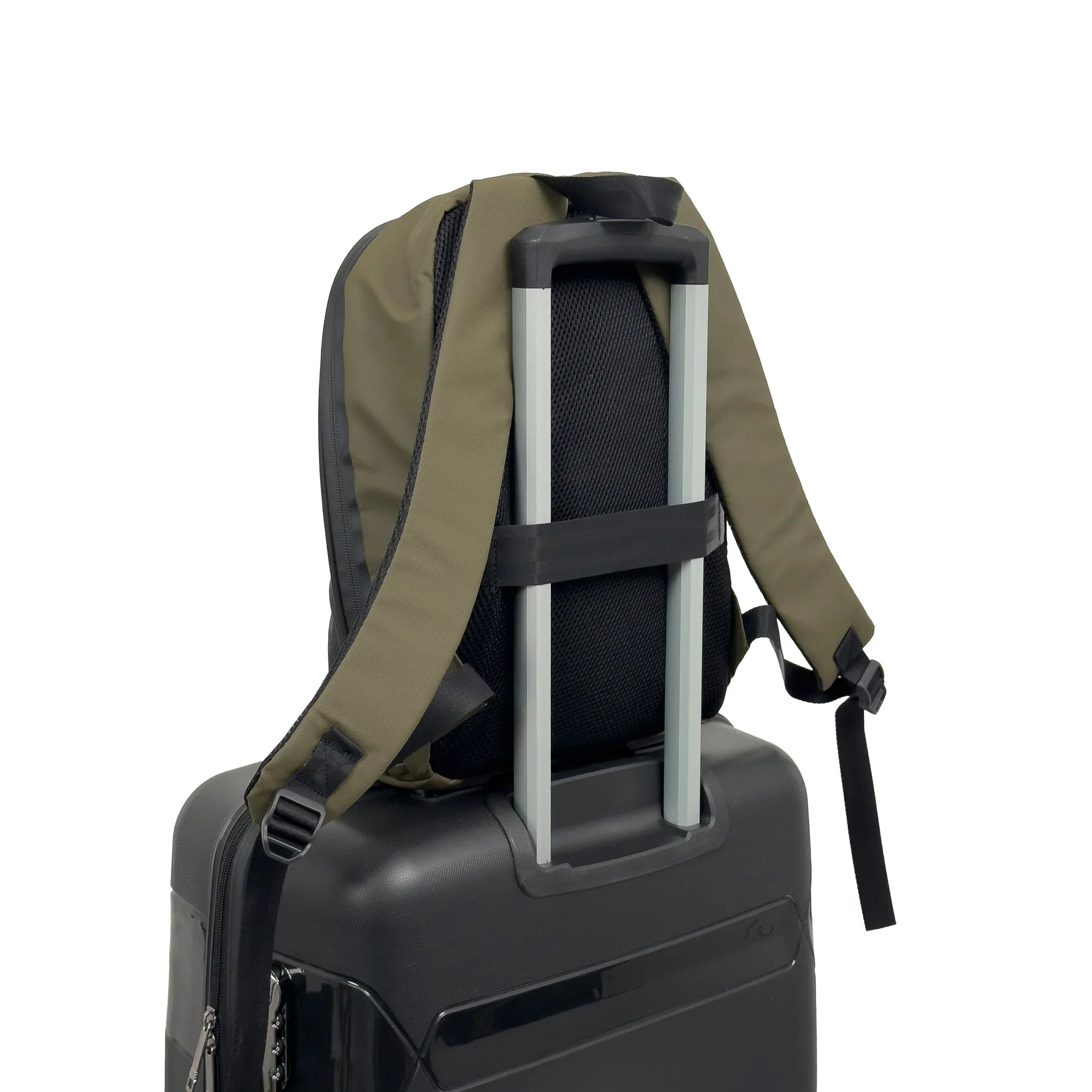 Konjabags bags - Reymond 1941 Rivera Tek Gözlü Laptop Bölmeli Sırt Çantası, Haki
