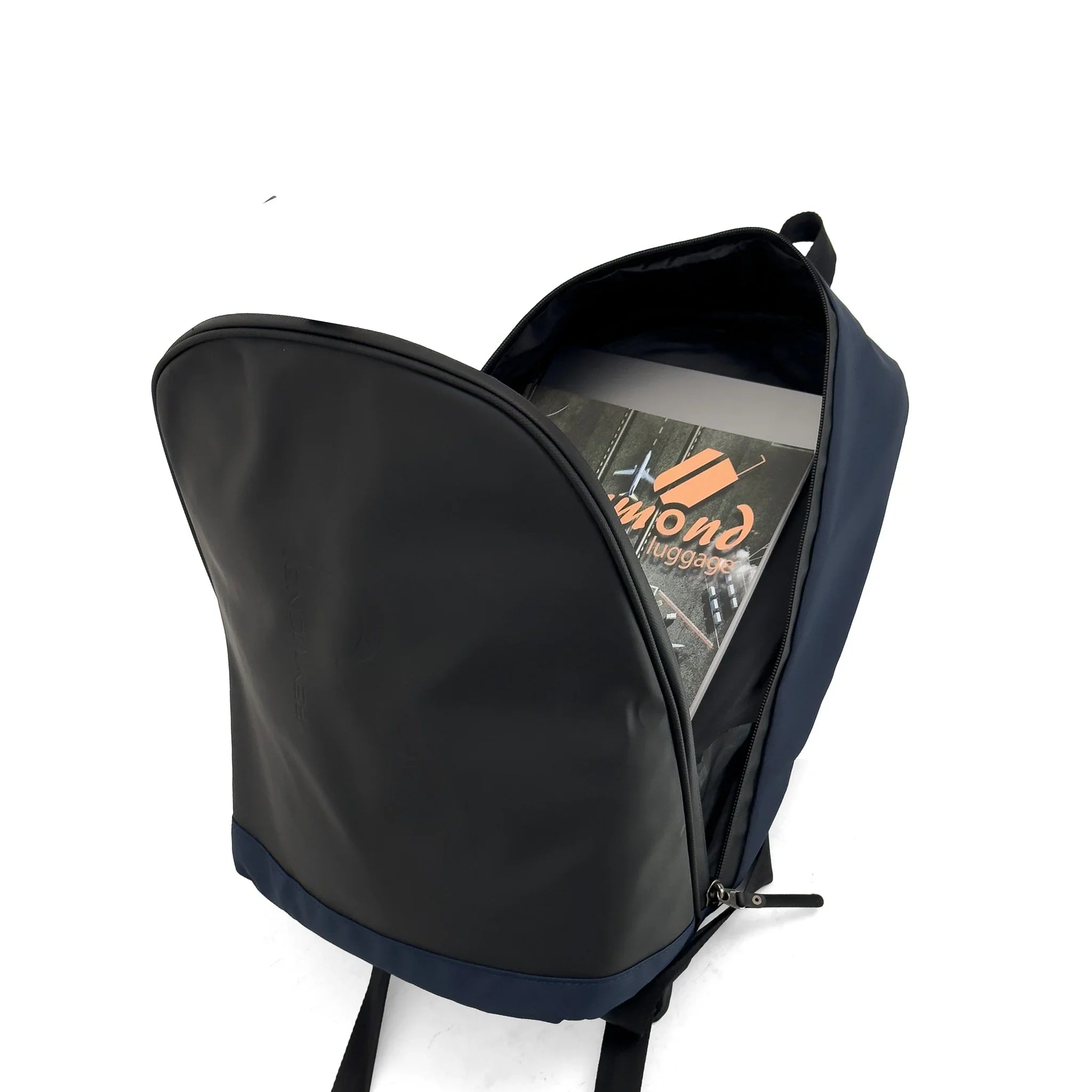Konjabags bags - Reymond 1941 Rivera Tek Gözlü Laptop Bölmeli Sırt Çantası, Lacivert