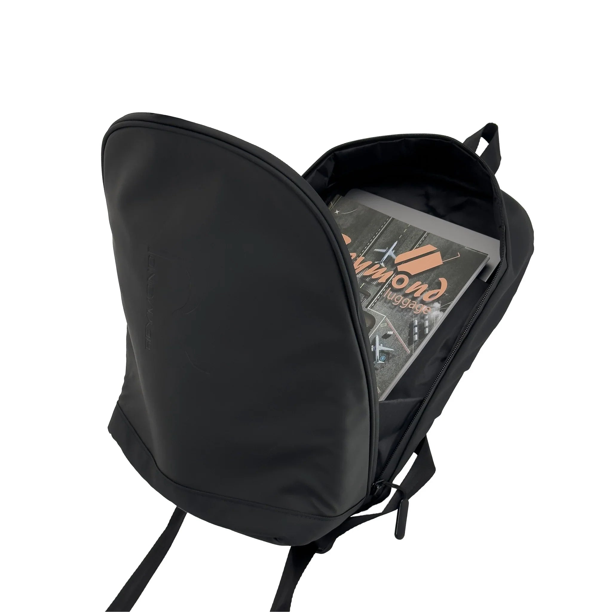 Konjabags bags - Reymond 1941 Rivera Tek Gözlü Laptop Bölmeli Sırt Çantası, Siyah