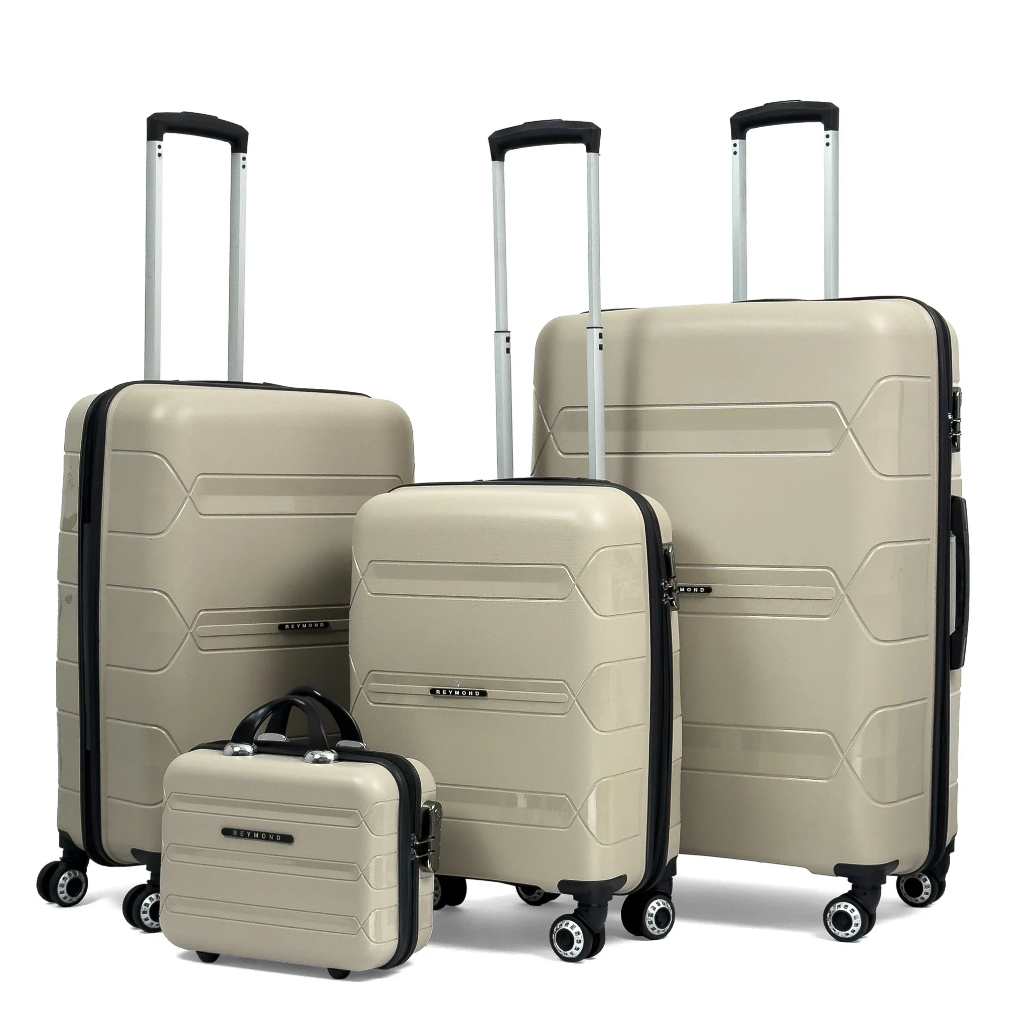 Konjabags bags - Lucas Polipropilen Kırılmaz Valiz Seti, 4'lü Set