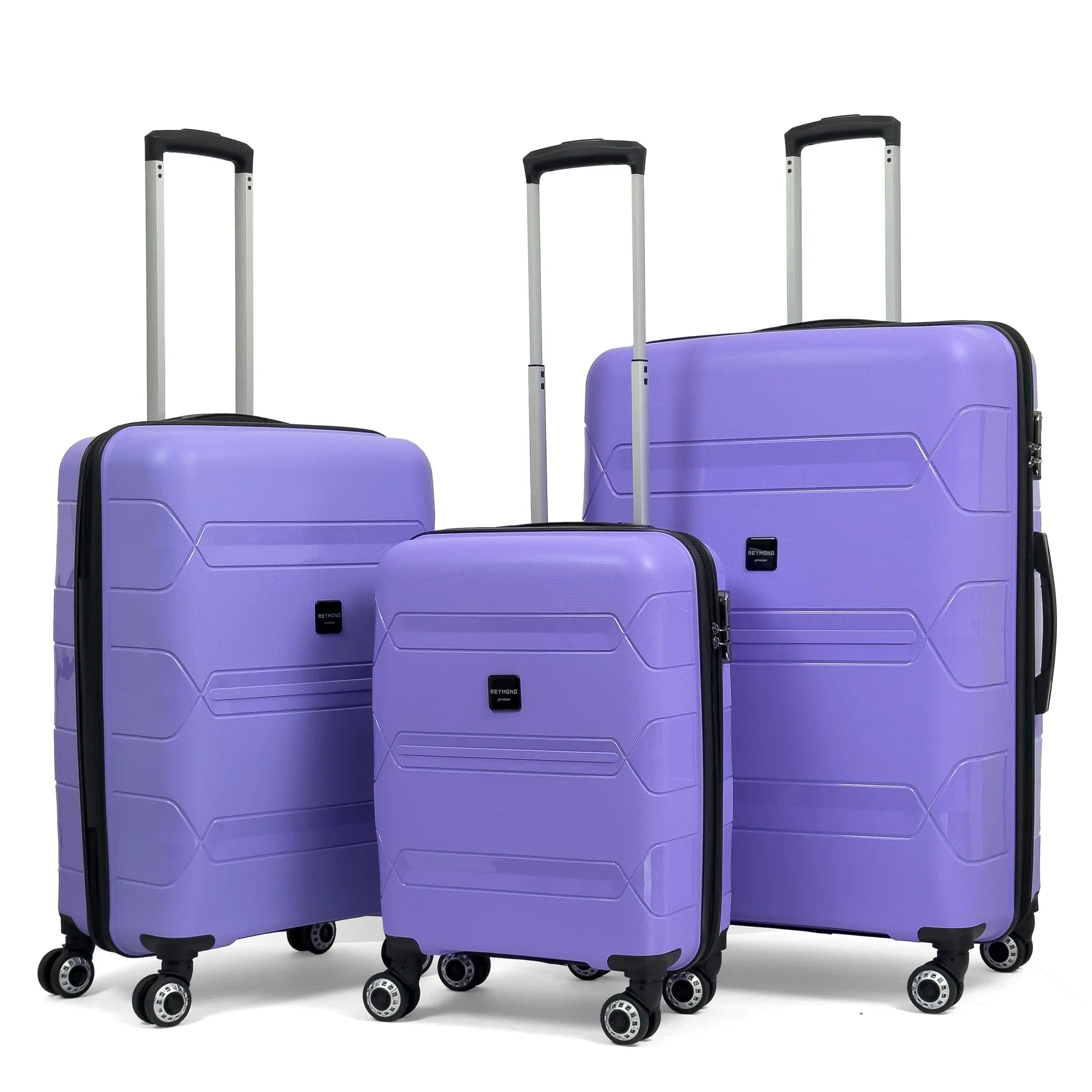 Konjabags bags - Lucas Polipropilen Kırılmaz Valiz, 3'lü Set