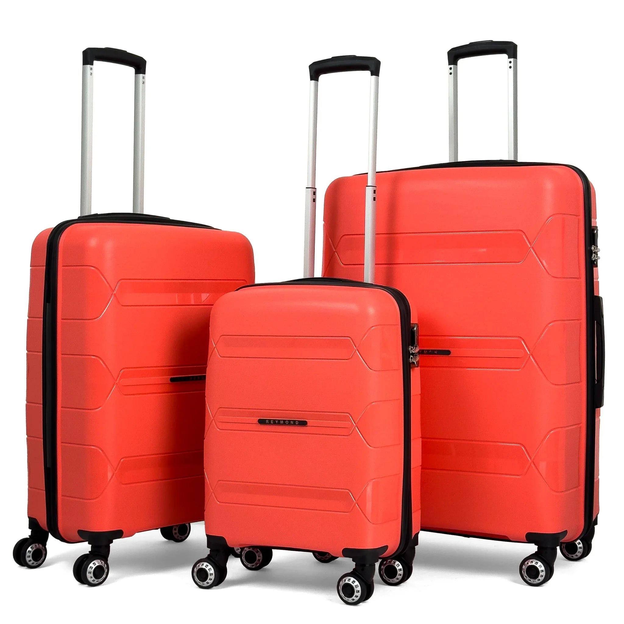 Konjabags bags - Lucas Polipropilen Kırılmaz Valiz, 3'lü Set