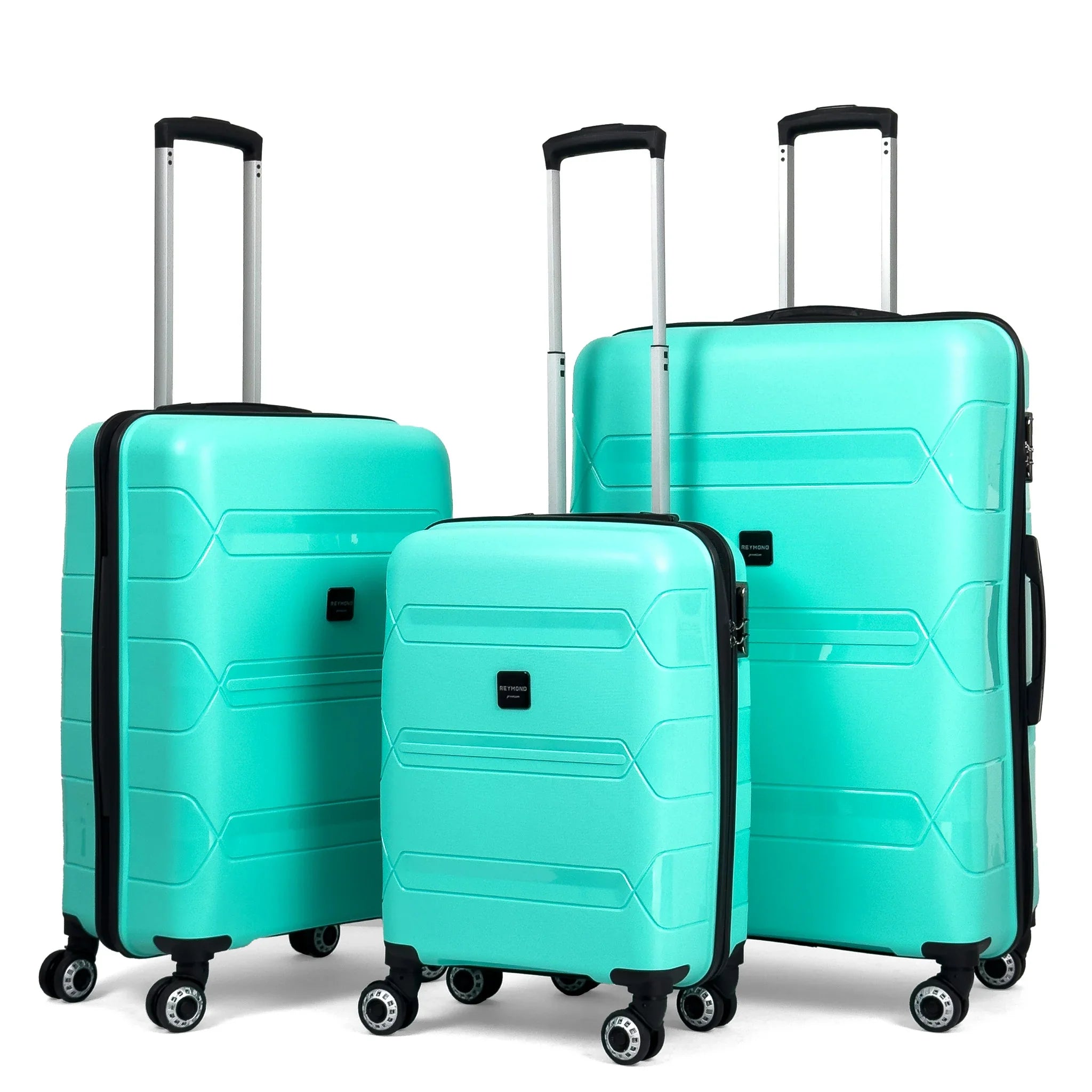 Konjabags bags - Lucas Polipropilen Kırılmaz Valiz, 3'lü Set