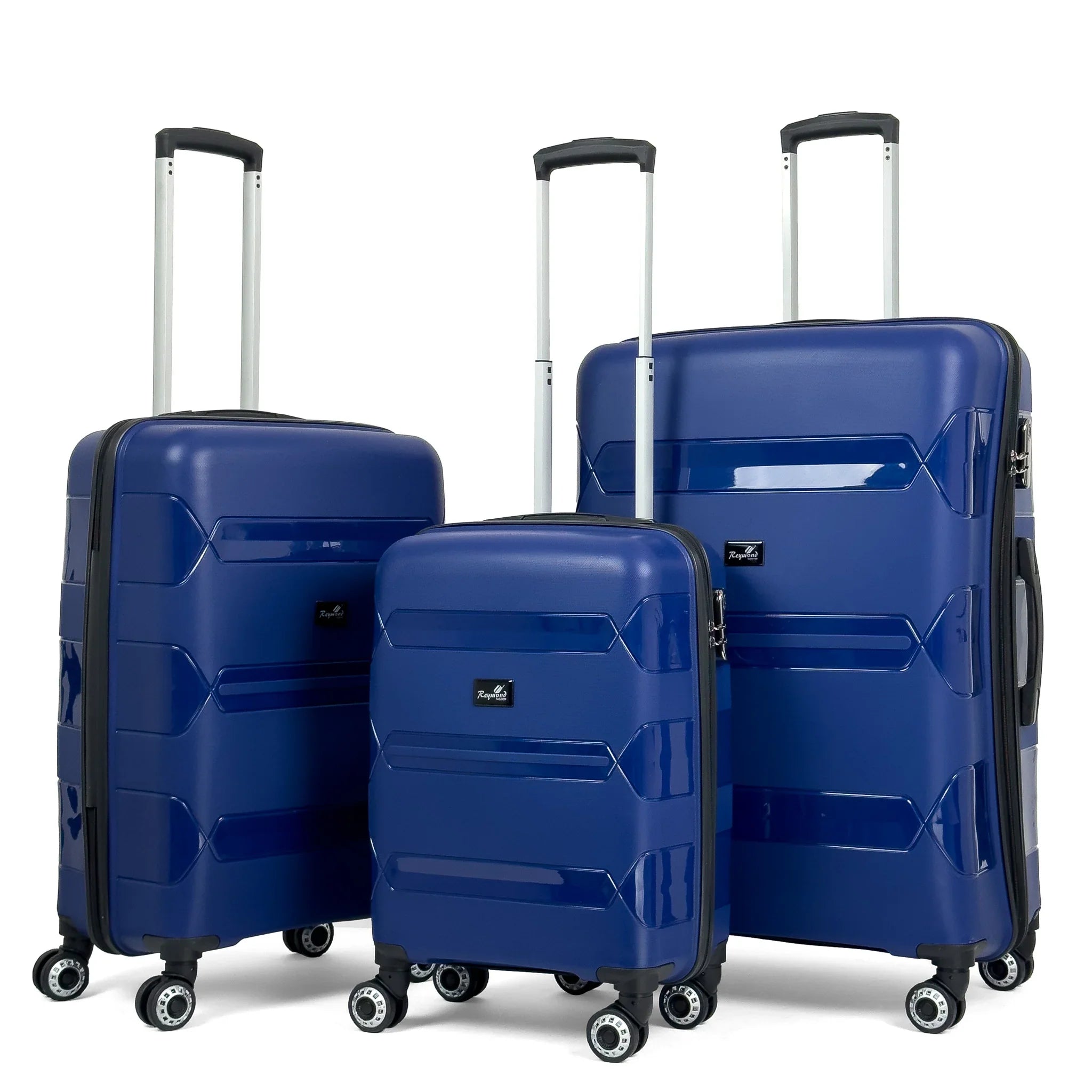 Konjabags bags - Lucas Polipropilen Kırılmaz Valiz, 3'lü Set