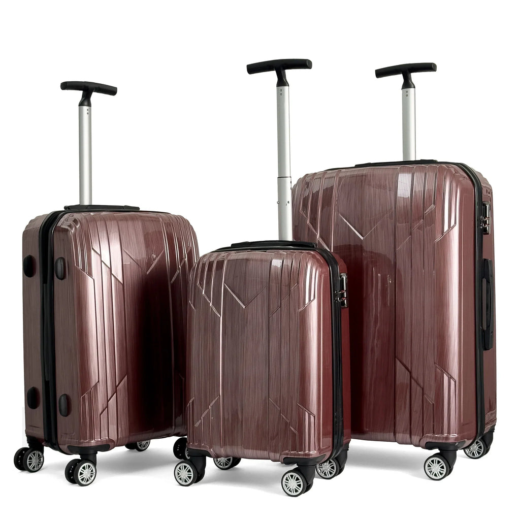 Konjabags bags - Reymond INOX Polikarbon Valiz, 3'lü Set