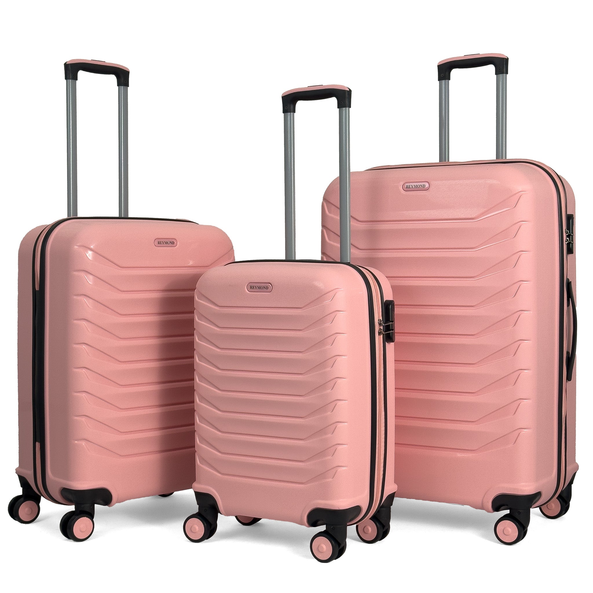 Konjabags bags - Lora PP (Polipropilen) Kırılmaz Valiz, 3'lü Set