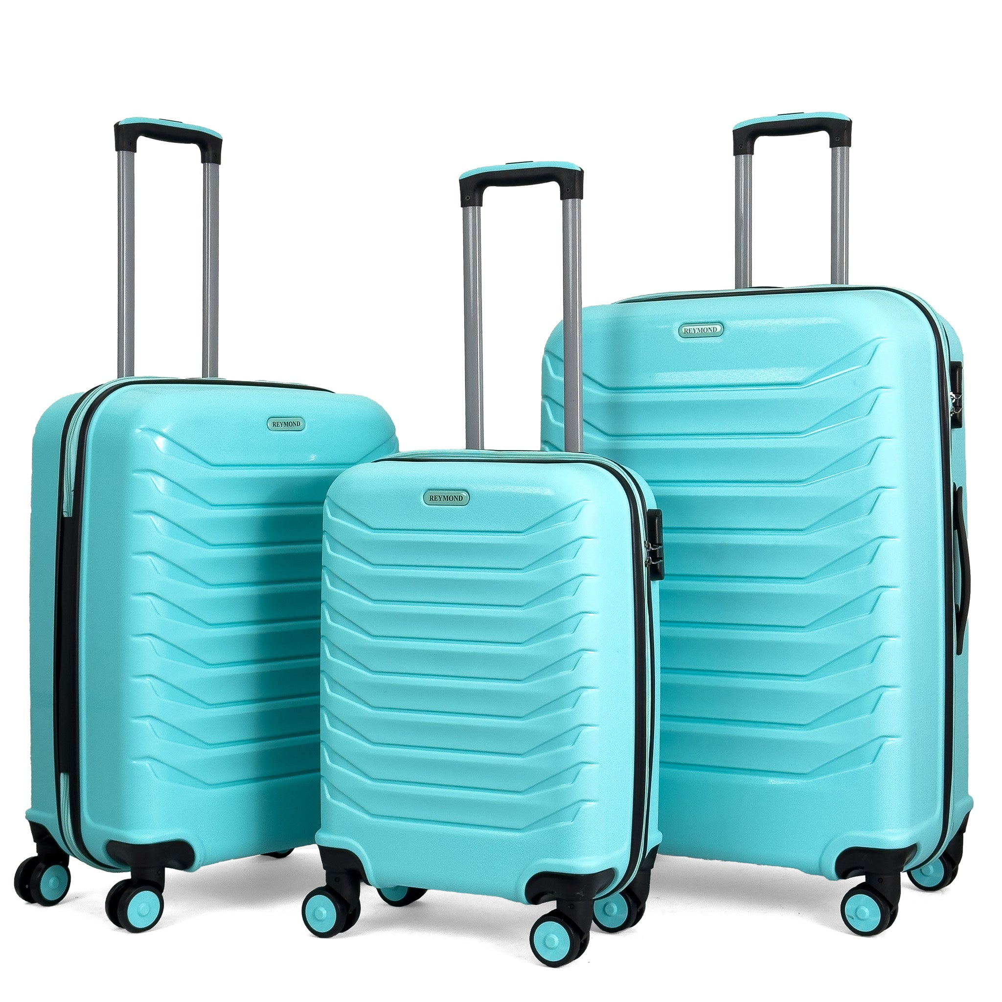 Konjabags bags - Lora PP (Polipropilen) Kırılmaz Valiz, 3'lü Set