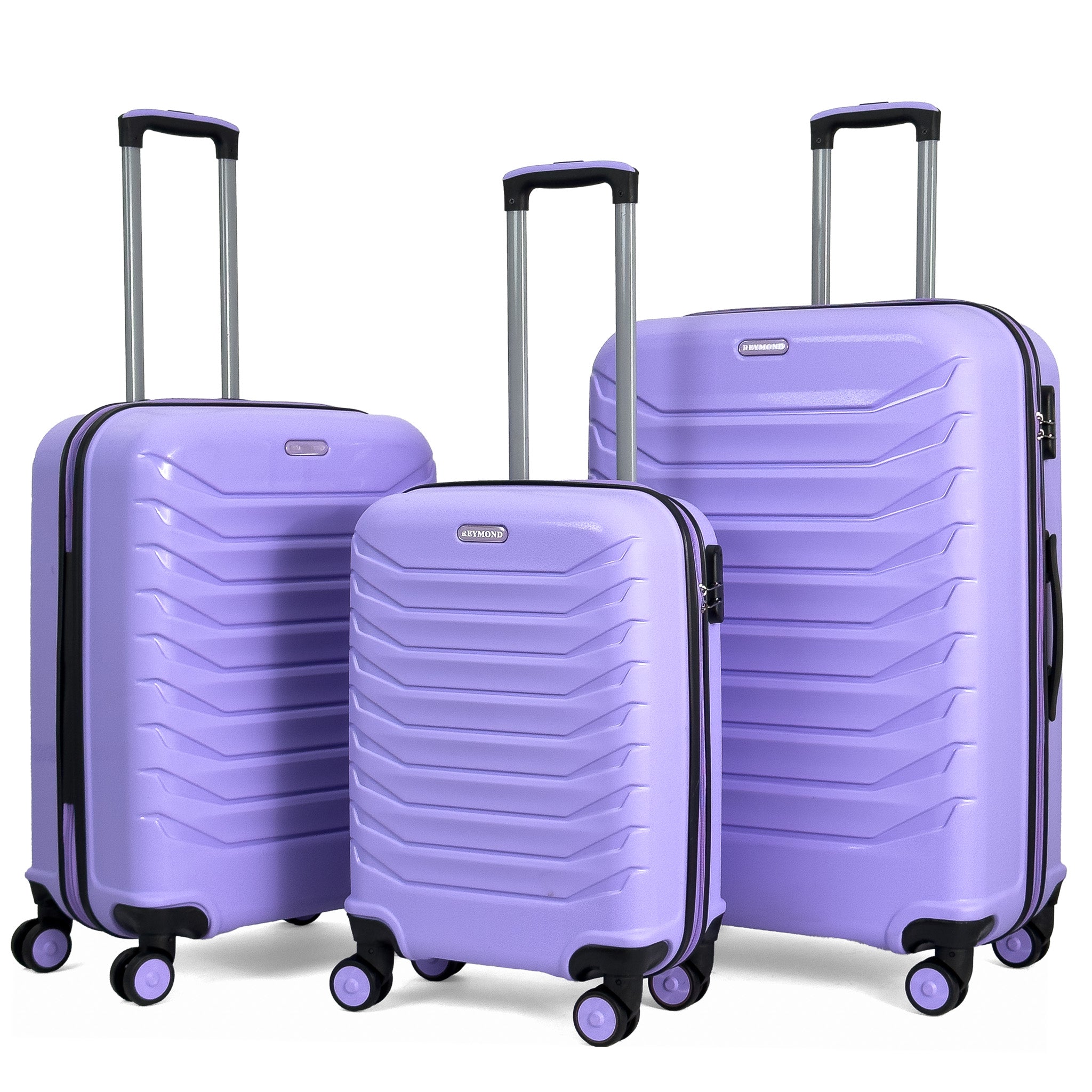 Konjabags bags - Lora PP (Polipropilen) Kırılmaz Valiz, 3'lü Set