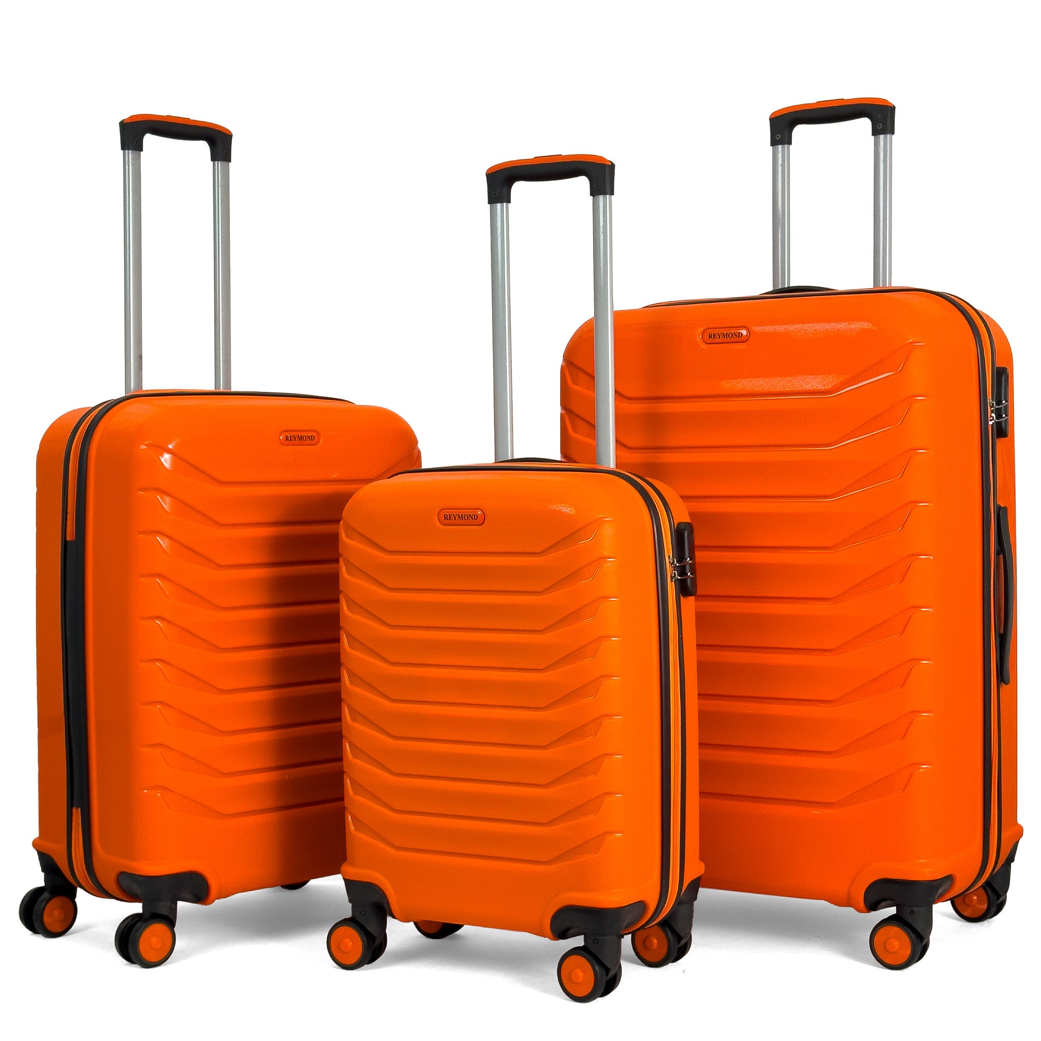 Konjabags bags - Lora PP (Polipropilen) Kırılmaz Valiz, 3'lü Set