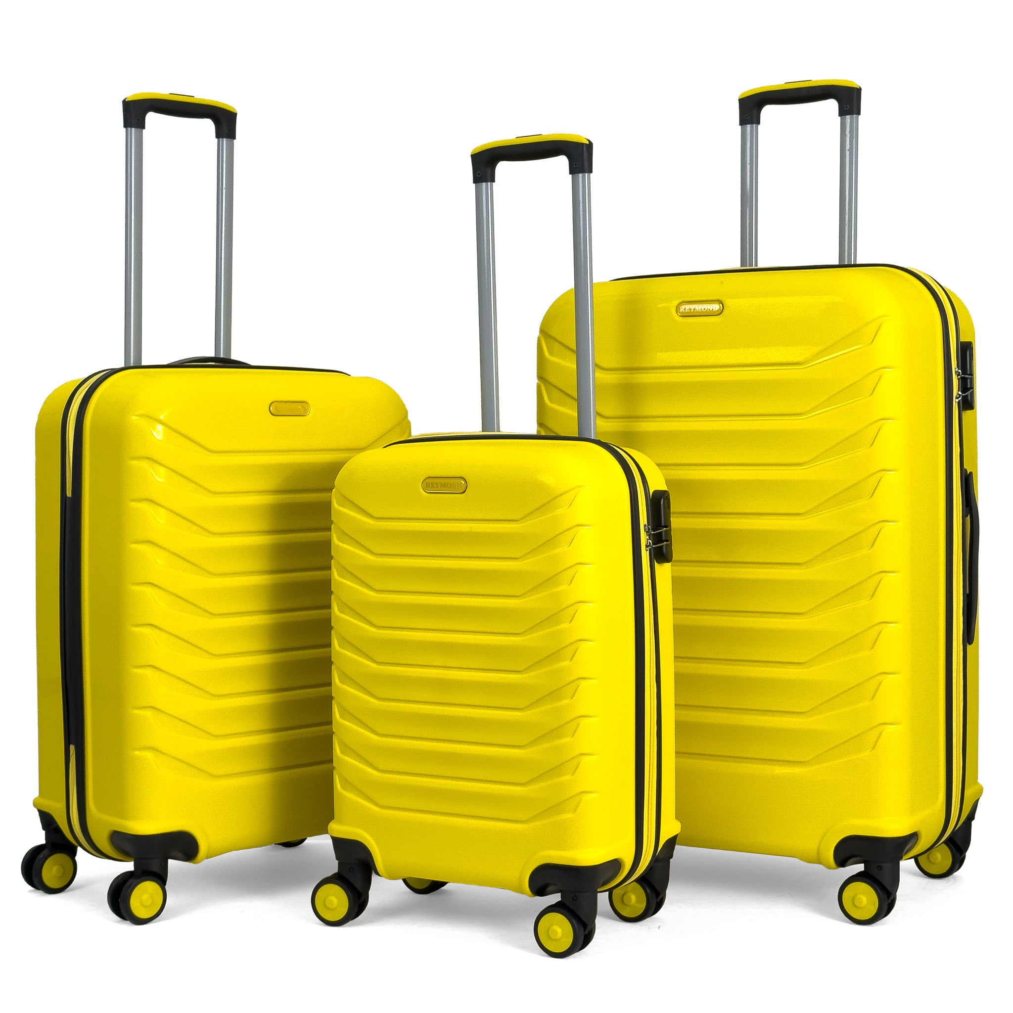 Konjabags bags - Lora PP (Polipropilen) Kırılmaz Valiz, 3'lü Set