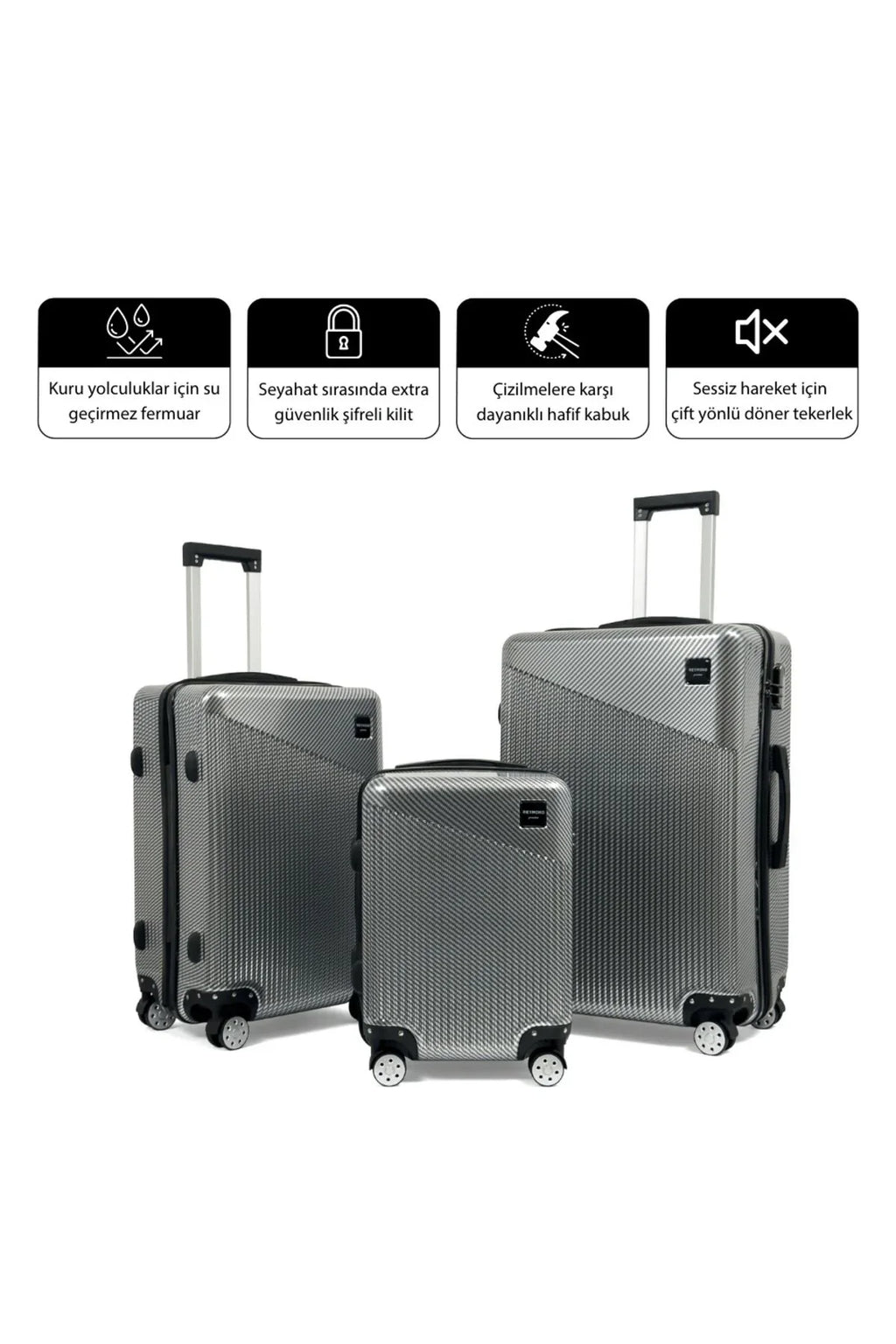 Konjabags bags - Reymond PC Venüs Aurora Serisi Valiz, Kabin Boy