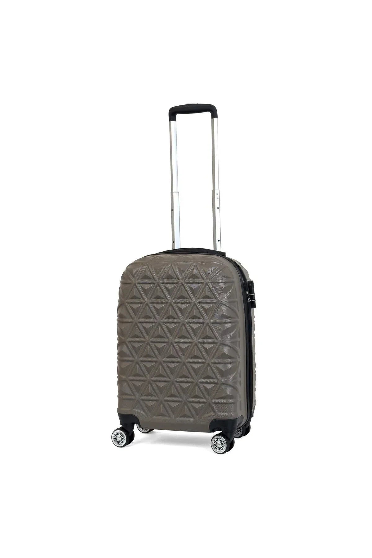 Konjabags bags - Reymond Piramit Desen ABS Seyahat Valizi, Canyon Serisi, Kabin Boy