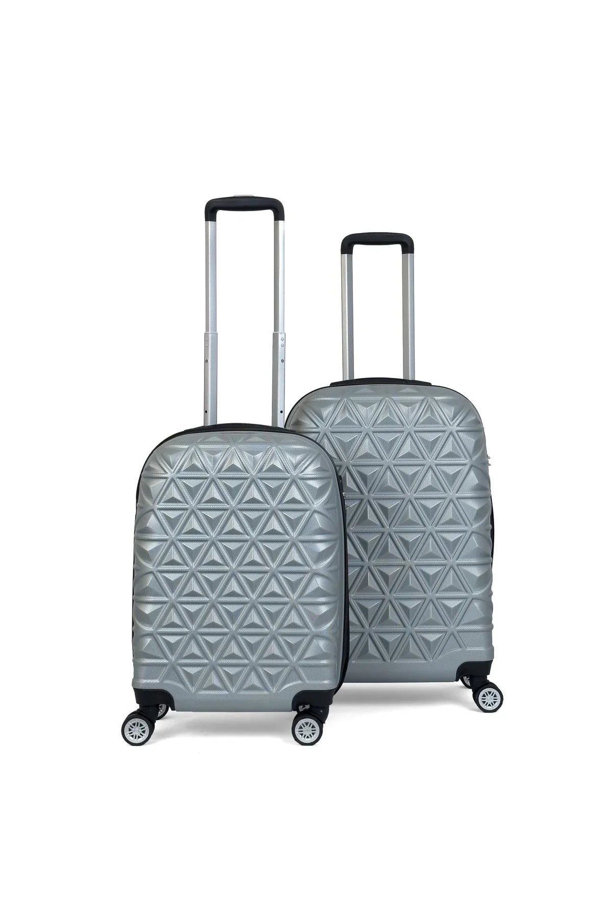 Konjabags bags - Reymond Piramit Desen ABS Seyahat Valizi, Canyon Serisi, Kabin Boy&Orta Boy