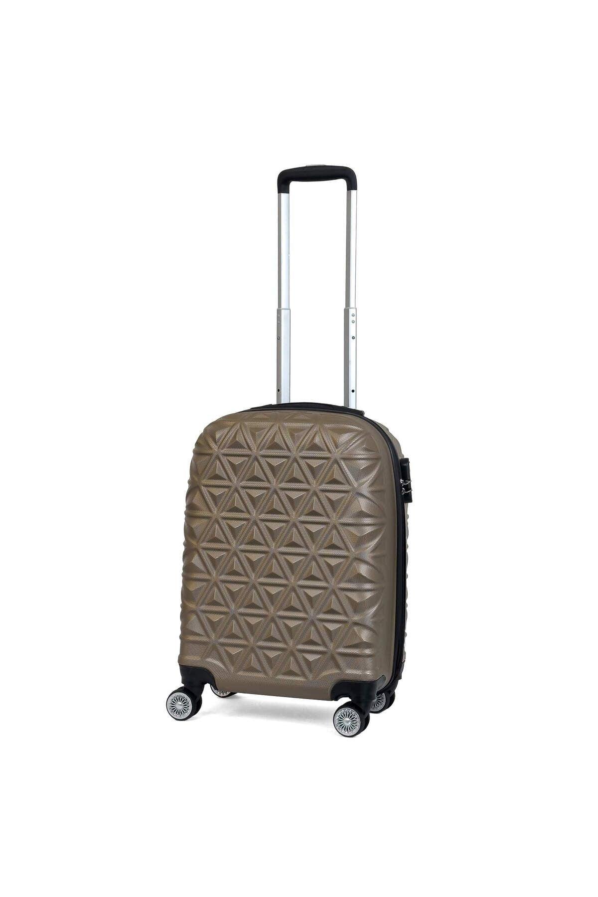Konjabags bags - Reymond Piramit Desen ABS Seyahat Valizi, Canyon Serisi, Kabin Boy