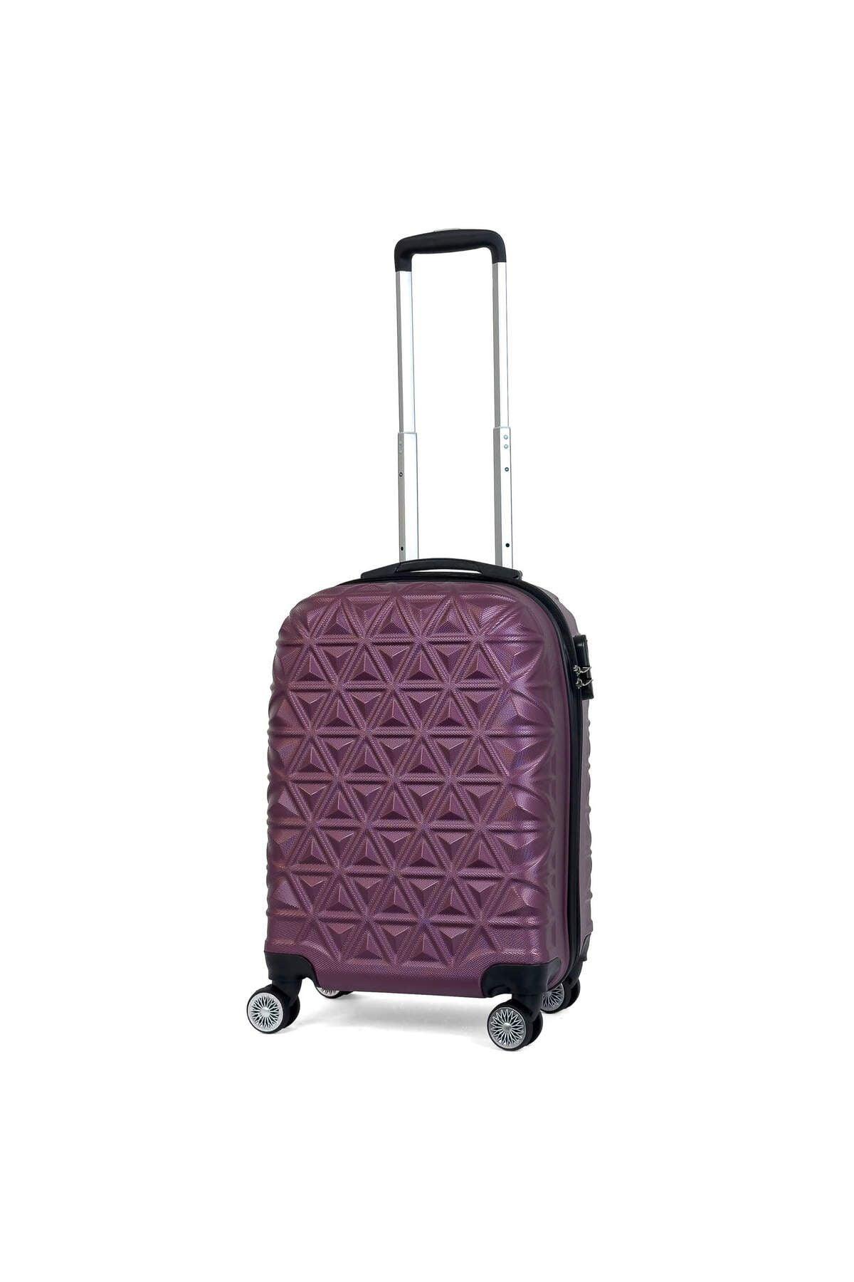 Konjabags bags - Reymond Piramit Desen ABS Seyahat Valizi, Canyon Serisi, Kabin Boy
