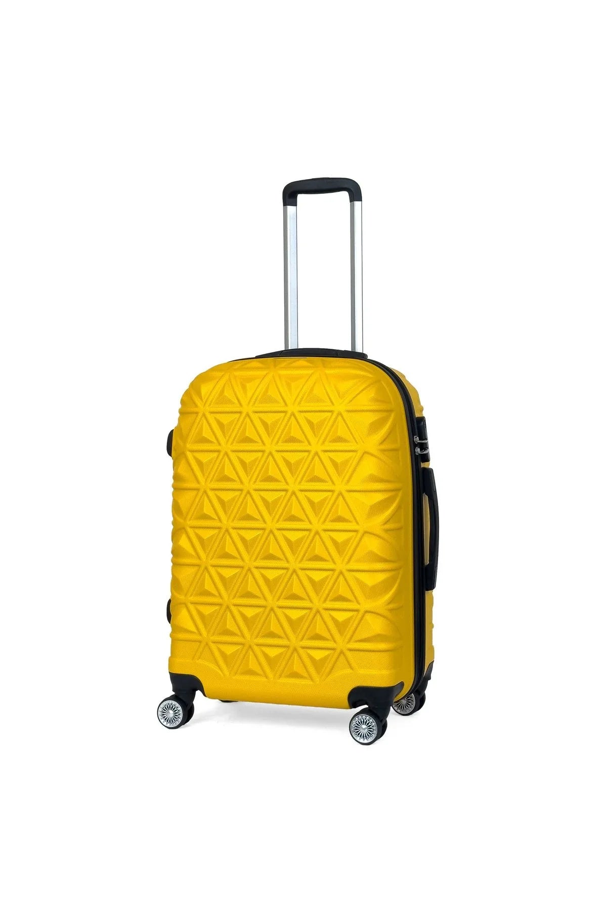 Konjabags bags - Reymond Piramit Desen ABS Seyahat Valizi, Canyon Serisi, Orta Boy