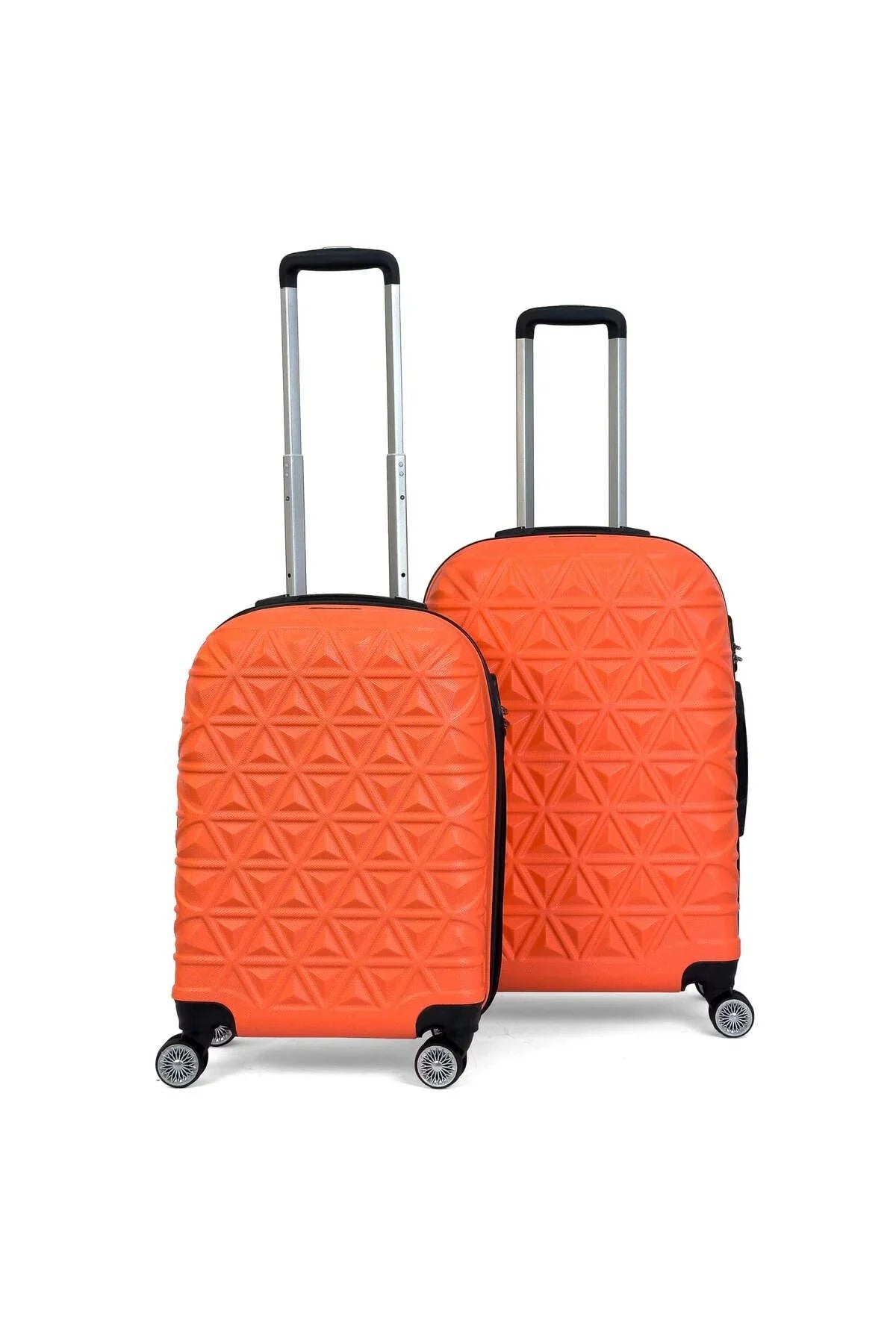 Konjabags bags - Reymond Piramit Desen ABS Seyahat Valizi, Canyon Serisi, Kabin Boy&Orta Boy