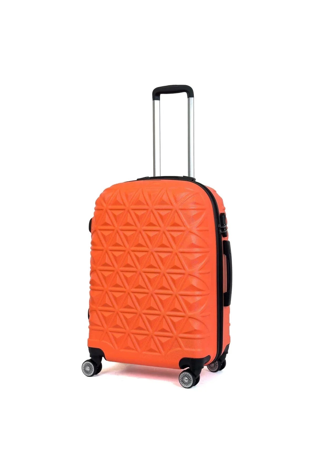 Konjabags bags - Reymond Piramit Desen ABS Seyahat Valizi, Canyon Serisi, Orta Boy