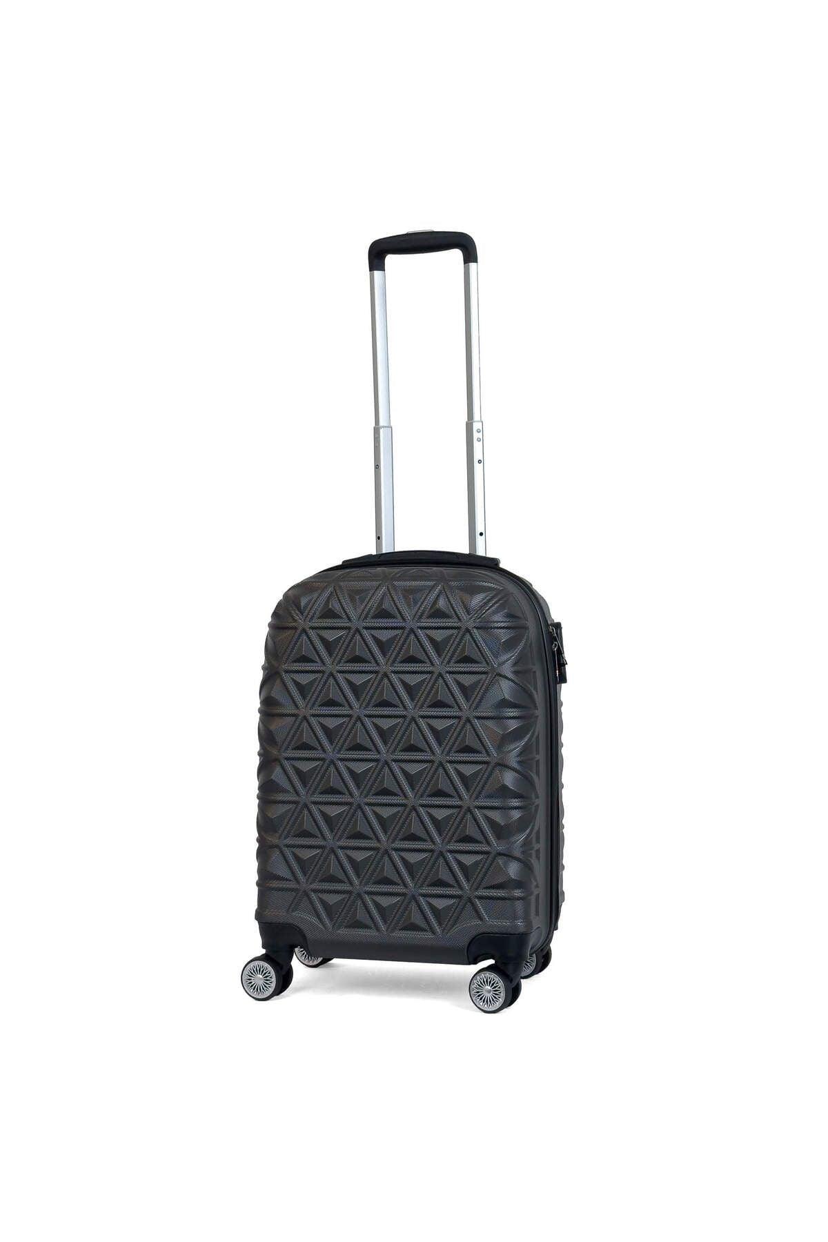 Konjabags bags - Reymond Piramit Desen ABS Seyahat Valizi, Canyon Serisi, Kabin Boy