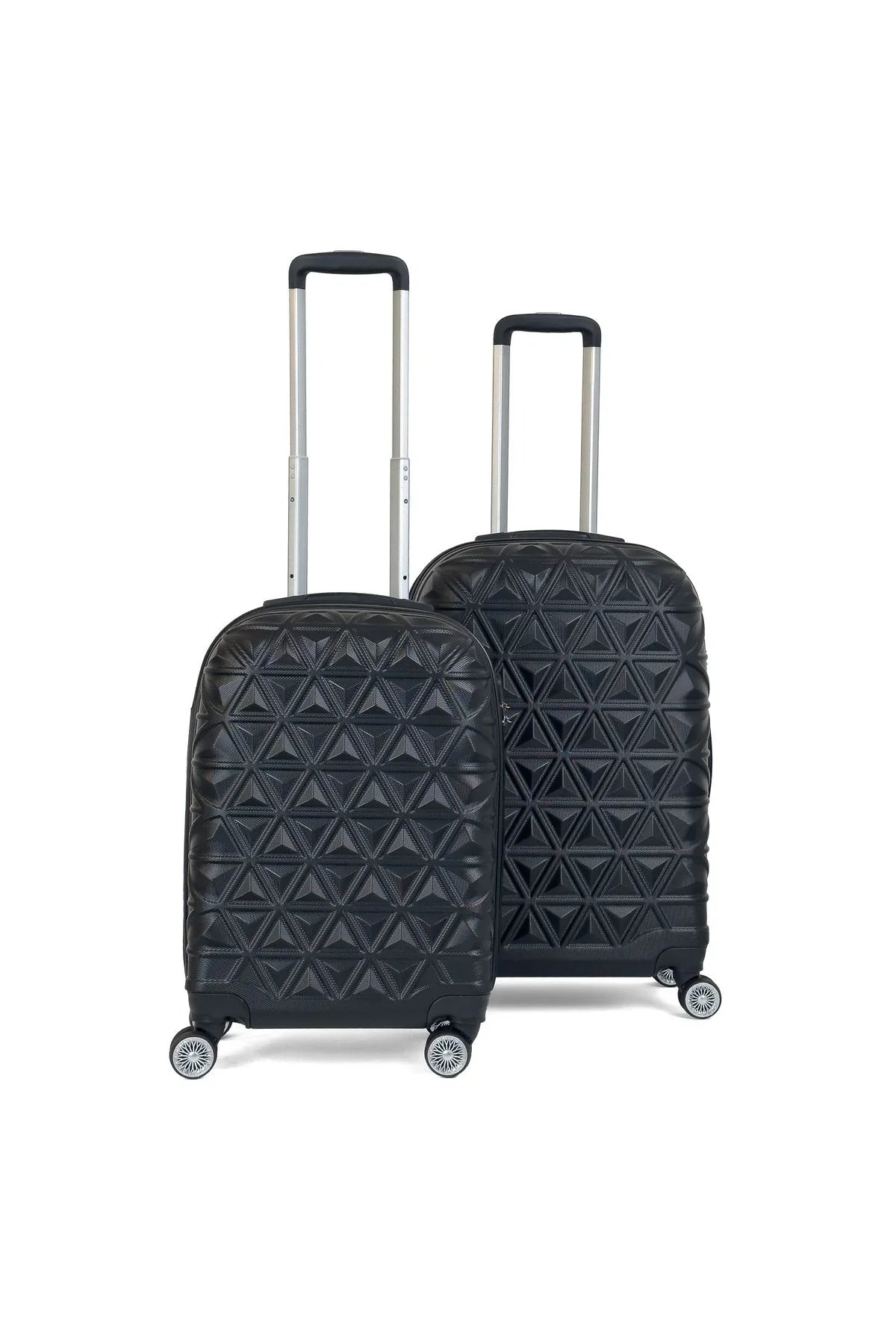 Konjabags bags - Reymond Piramit Desen ABS Seyahat Valizi, Canyon Serisi, Kabin Boy&Orta Boy