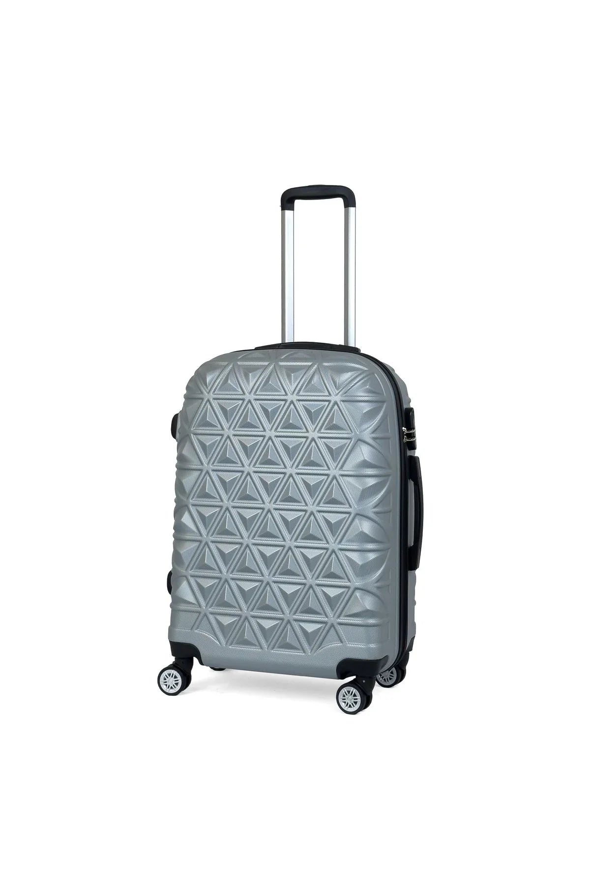 Konjabags bags - Reymond Piramit Desen ABS Seyahat Valizi, Canyon Serisi, Orta Boy