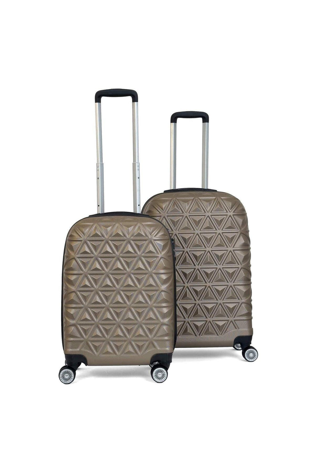 Konjabags bags - Reymond Piramit Desen ABS Seyahat Valizi, Canyon Serisi, Kabin Boy&Orta Boy