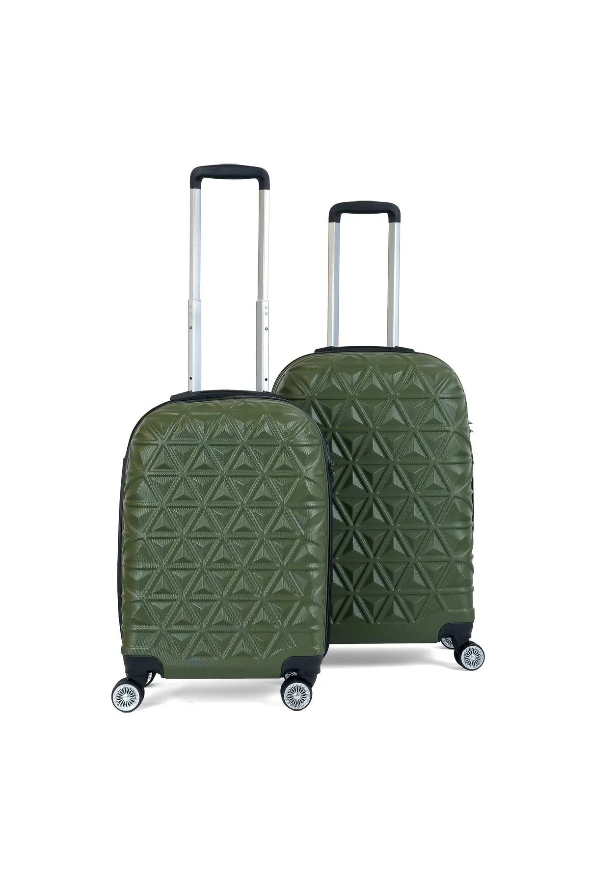Konjabags bags - Reymond Piramit Desen ABS Seyahat Valizi, Canyon Serisi, Kabin Boy&Orta Boy