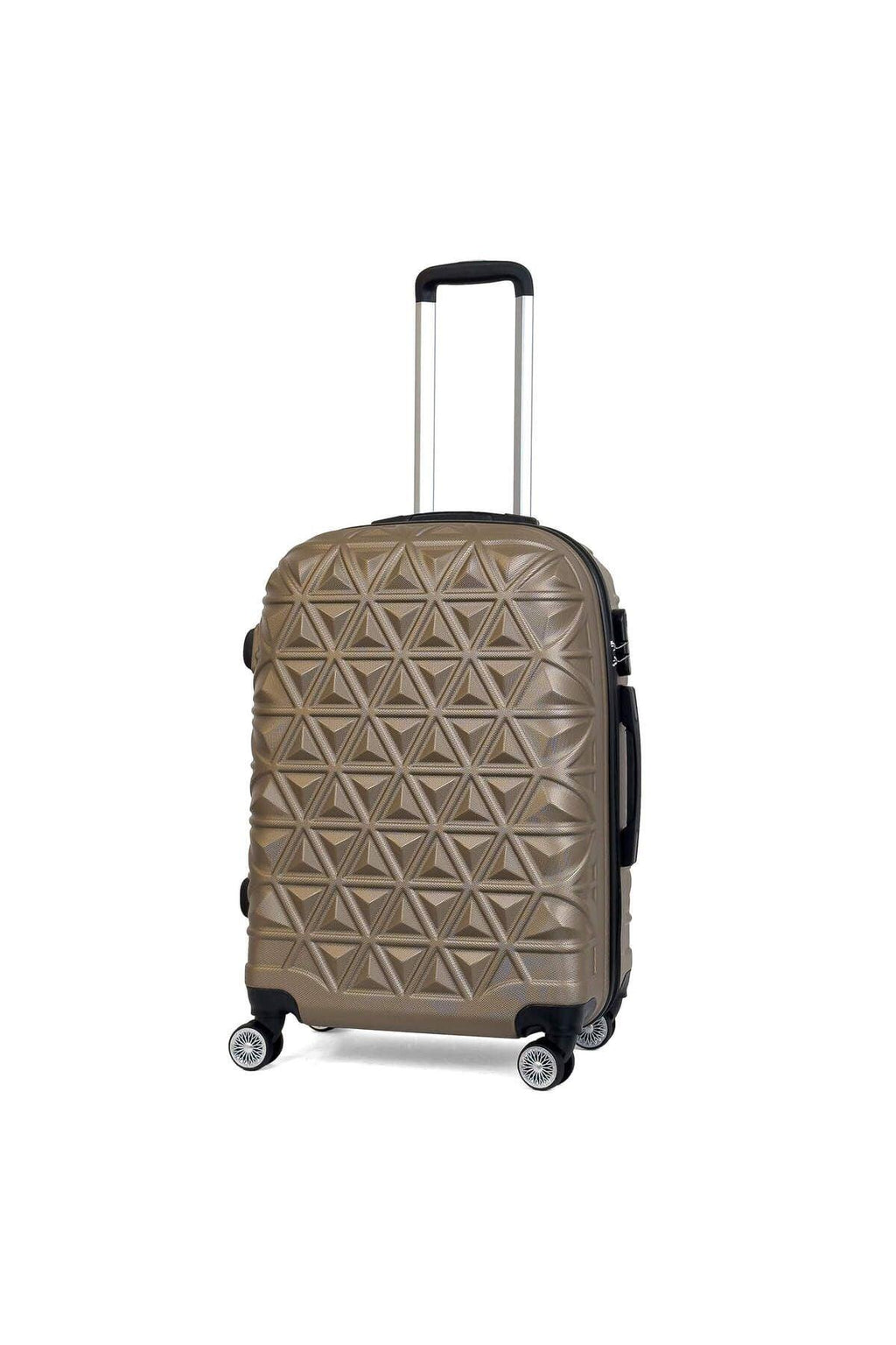 Konjabags bags - Reymond Piramit Desen ABS Seyahat Valizi, Canyon Serisi, Orta Boy