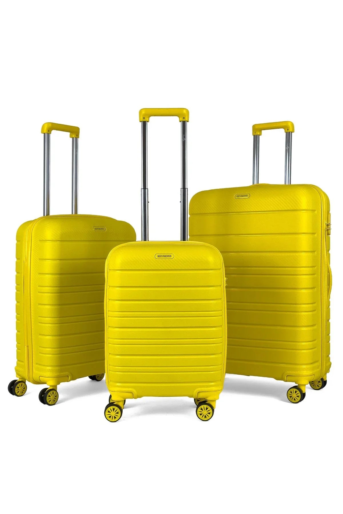 Konjabags bags - Reymond Karbon PP Seyahat Valizi Horizon Serisi Kırılmaz Bavul, 3'lü Set