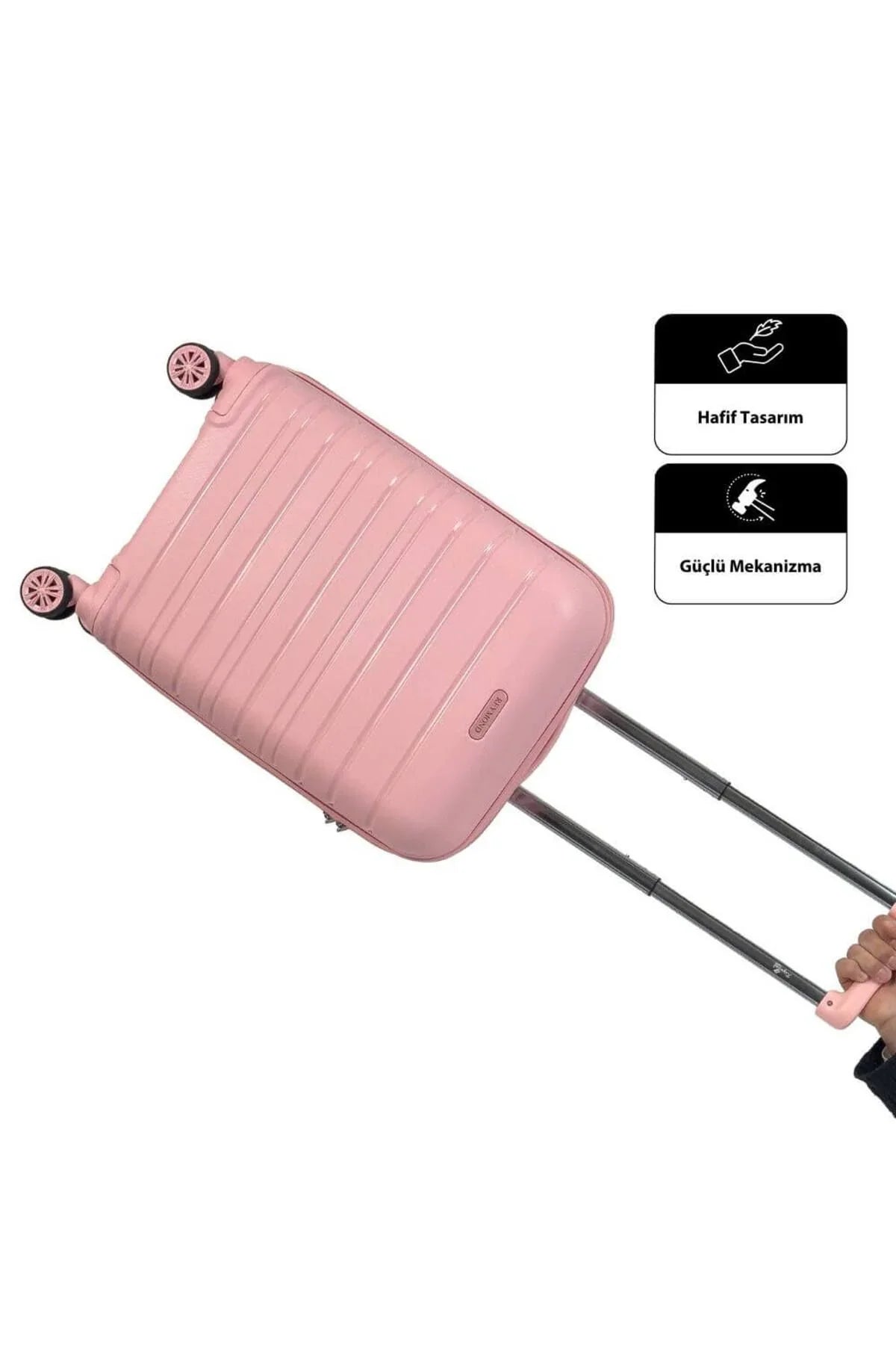 Konjabags bags - Reymond Karbon PP Seyahat Valizi Horizon Serisi Kırılmaz Bavul, Kabin Boy