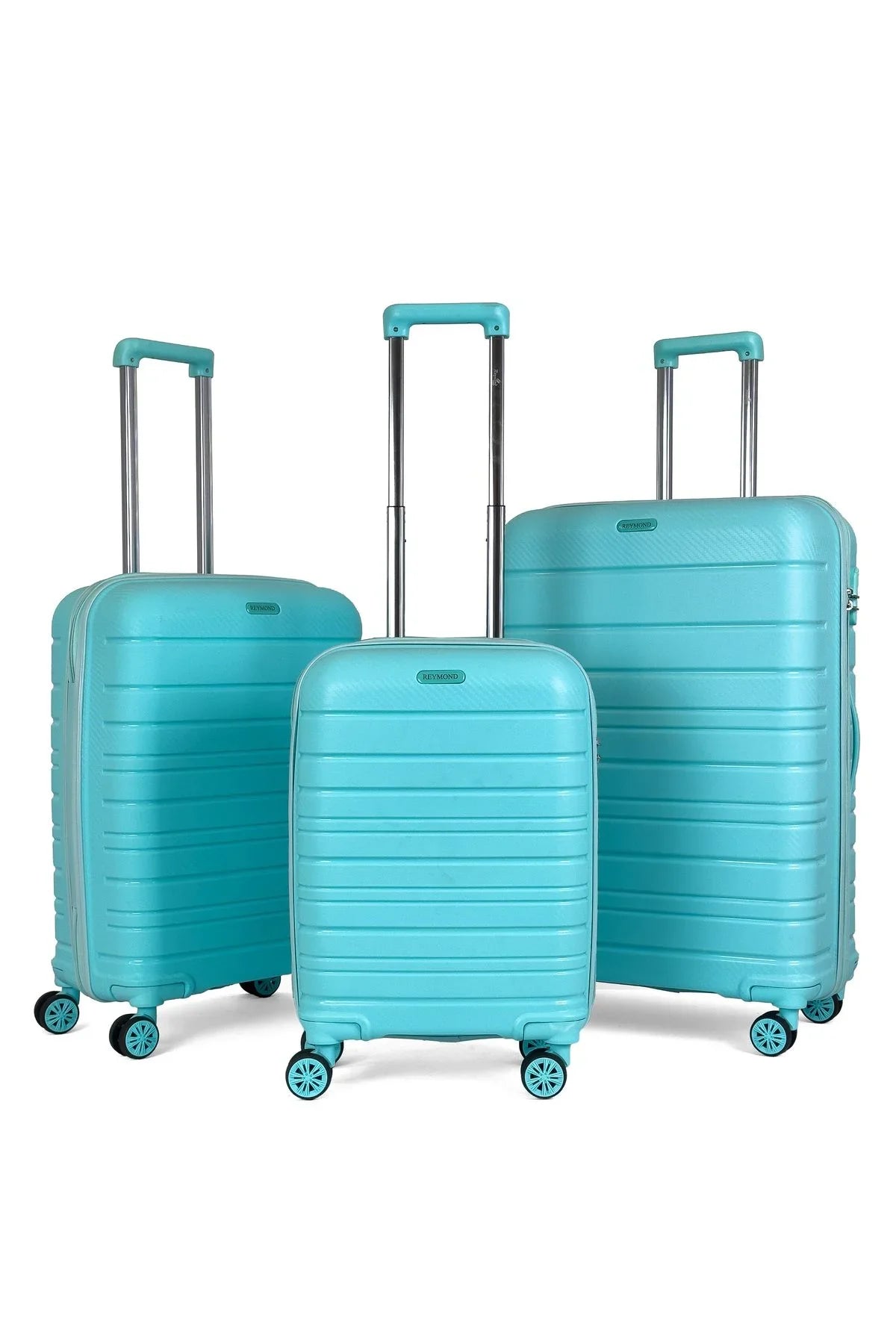 Konjabags bags - Reymond Karbon PP Seyahat Valizi Horizon Serisi Kırılmaz Bavul, 3'lü Set