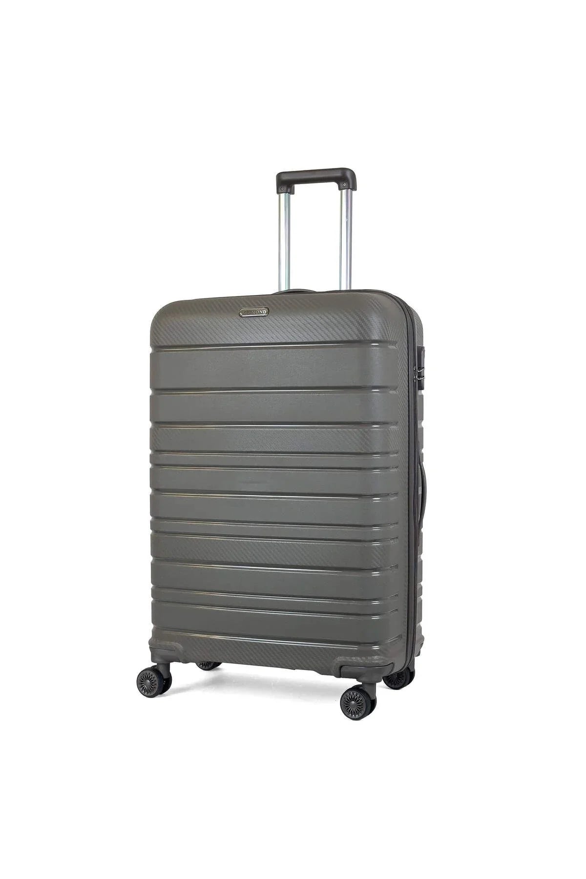 Konjabags bags - Reymond Karbon PP Seyahat Valizi Horizon Serisi Kırılmaz Bavul, Büyük Boy