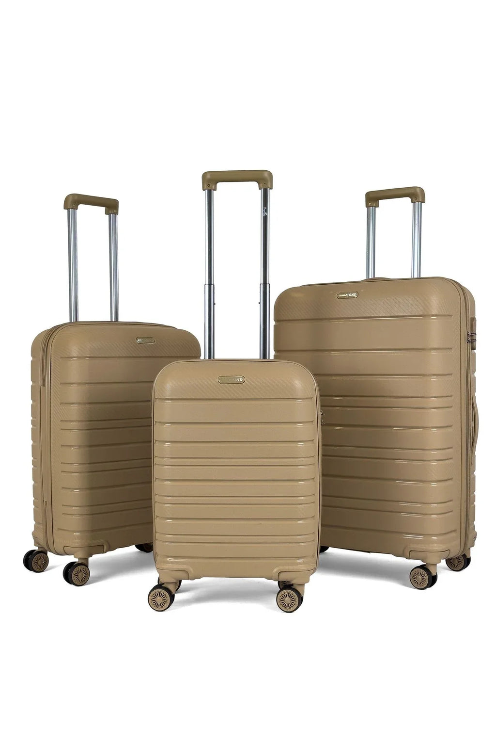 Konjabags bags - Reymond Karbon PP Seyahat Valizi Horizon Serisi Kırılmaz Bavul, 3'lü Set