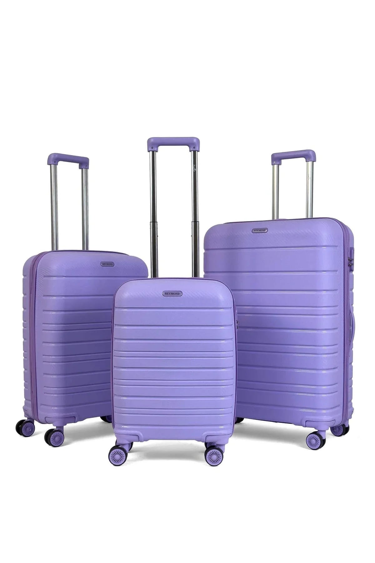 Konjabags bags - Reymond Karbon PP Seyahat Valizi Horizon Serisi Kırılmaz Bavul, 3'lü Set