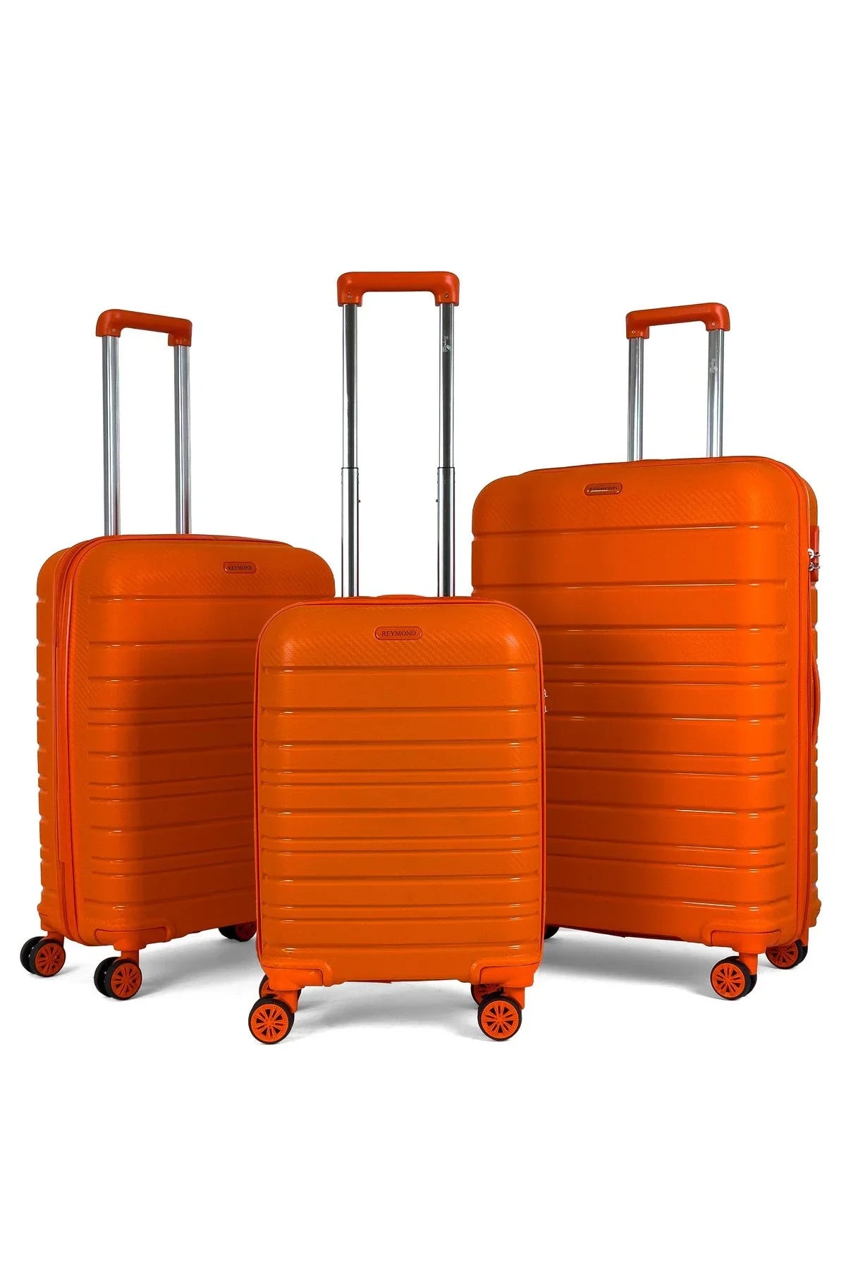 Konjabags bags - Reymond Karbon PP Seyahat Valizi Horizon Serisi Kırılmaz Bavul, 3'lü Set